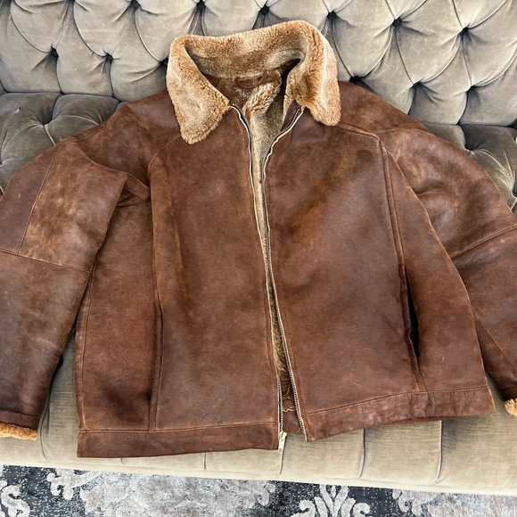 Aston New York 100% Genuine Shearling Leather Jacket - Picture 9 of 9